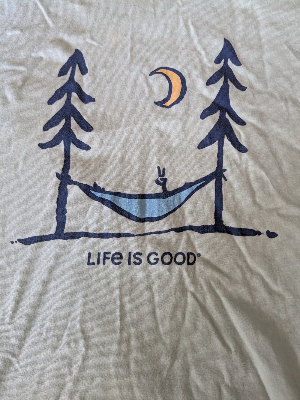Life Is Good Light Green Camp Graphic - Picture 3 of 4